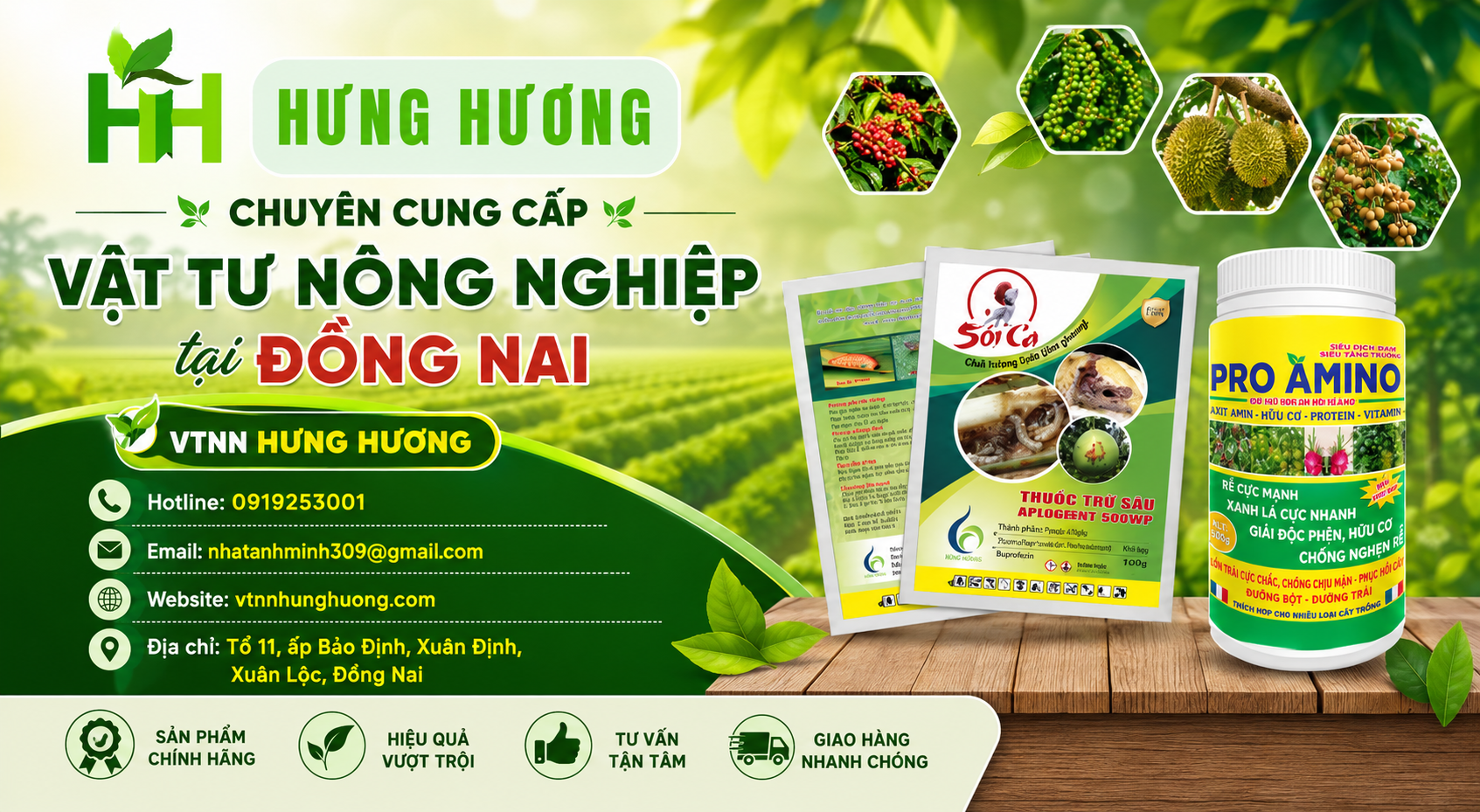 vật tư nông nghiệp Đồng Nai